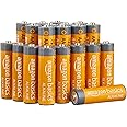 Amazon Basics AA High-Performance Alkaline Batteries, 20 Count (Pack of 1), 10-Year Shelf Life, Easy to Open Value Pack