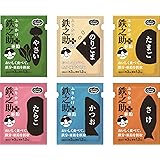 ヘルシーフード　ふりかけ鉄之助＋亜鉛　6種詰合せ（たらこ・のりごま・かつお・さけ・たまご・やさい）　3g×6種×10袋　合計60袋セット