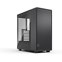 PCケース ブラックメタリック 6500X ミッドタワー デュアルチャンバー PC ケース - ブラック