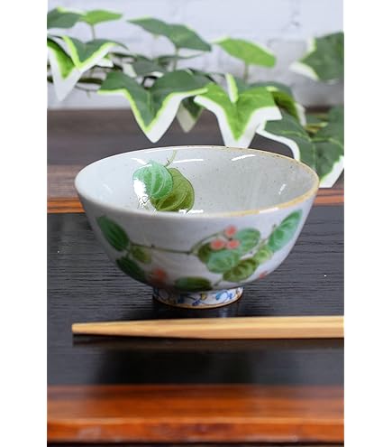 Amazon.co.jp: 伊藤聡信さんの色絵茶碗 2個 : ホーム＆キッチン