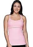 Lorna Jane Womens Plunge Excel Tank, BBYPK