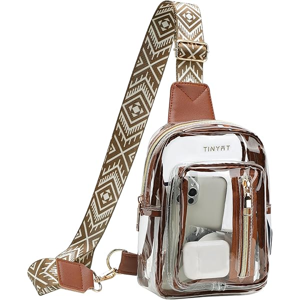 Amazon | [スーツケースカンパニー] クリアバッグ 透明 ボディバッグ