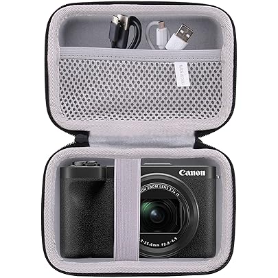 Amazon.co.jp: For Canon PowerShot V1 ケース カバー【HNWEIWEI