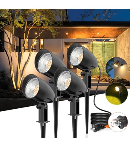 Amazon.co.jp : Koda ソーラーLEDロックスポットライト 4個