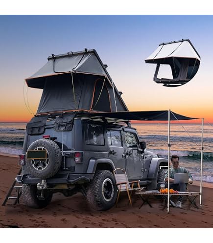 Amazon.co.jp: BOOMALTU 車用ルーフトップテント インフレータブル