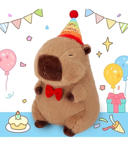 Ditucu Cute Tennis Capybara Plush Toy - 13.7 Inch Beige Stuffed Animal For Kids & Collectors - View #7