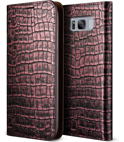 Amazon.co.jp: 【VRS】 Galaxy S8 Plus 対応 ケース 手帳型 本革