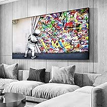 No.237フレーム付きキャンバスアート　バルーンドッグ　インテリア絵画 61m5Hp+FfPL._UF894,1000_QL80_.jpg
