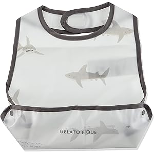 [ジェラート ピケ] 【gelato pique Kids&Baby】シャーク柄babyお食事スタイ PBGG202750 MNT 日本 F (FREE サイズ)