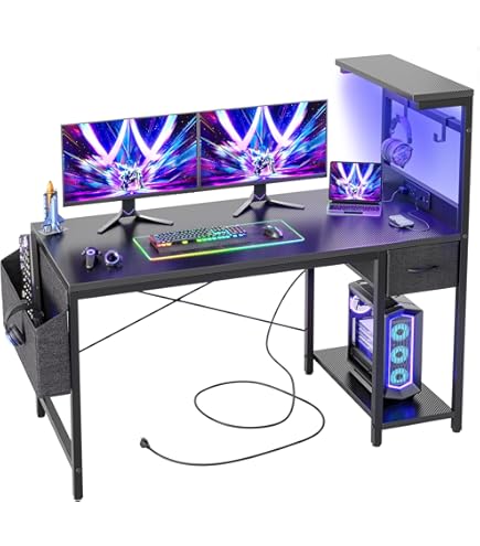Amazon.co.jp: GTRACING ゲーミングデスク パソコンデスク L字