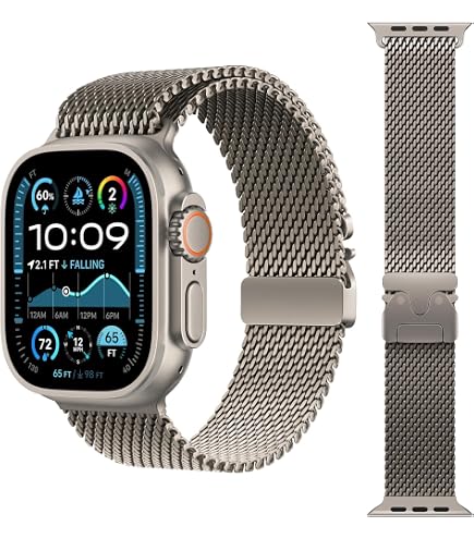 Amazon.co.jp: For Apple Watch バンド ミラネーゼループ パラシュート 