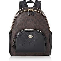 美品 COACH バックパック シグネチャー キャンバス 5671 チョーク COACH コーチ リュック レディース バックパック バッグ カーキ