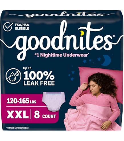 Amazon | Goodnites ナイトタイム おねしょ下着 ガールズ XL (105-140