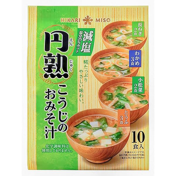 Amazon | 神州一 味噌 お徳用20食 減塩 味噌汁3種のだし5種の具材 減