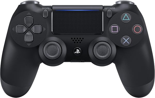 【純正品】ワイヤレスコントローラー (DUALSHOCK 4) ジェット・ブラック (CUH-ZCT2J) - 1