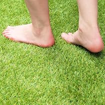 Amazon.co.jp: FIFA公認生産工場製 人工芝 1m×5m 芝丈 18mm 夏色 U字
