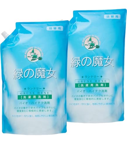 Amazon | 緑の魔女 ランドリー 5L 業務用 3本セット 洗濯 洗剤 液体