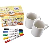 エポックケミカル 陶器 らくやきマーカー らくやきはじめてマグセット RMMS-1900