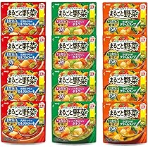 お野菜〜プロフをご覧下さい〜 Amazon | まるごと野菜 スープ 3種 各4袋 計12袋 詰め合わせ