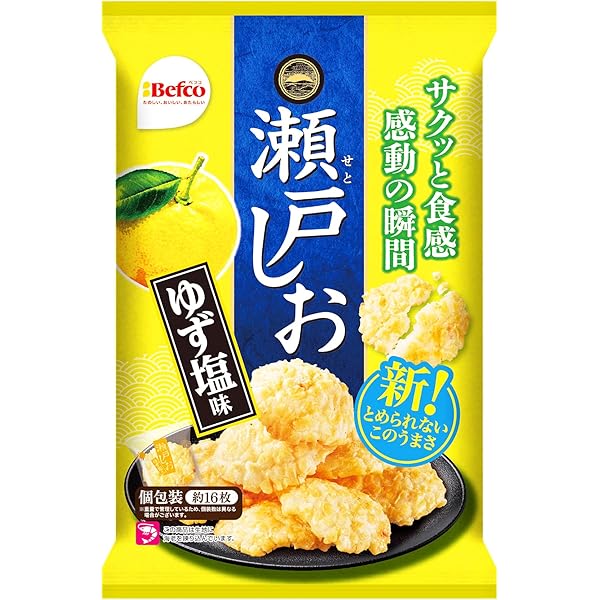 ゆず風味様 Amazon.co.jp: 栗山米菓 瀬戸しお ゆず塩味 83g×12袋 : 食品・飲料・お酒