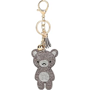 (シャルロッティ)Charlottey くま キーホルダー ラインストーン キラキラ バッグチャーム
