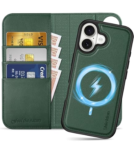 Amazon.co.jp: Dreem iPhone 17用 ヴィーガンレザー マグネット着脱式