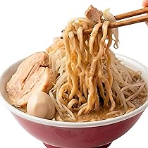 Amazon.co.jp: 二郎系 超極太 オーション麺 ラーメン セット【冷凍