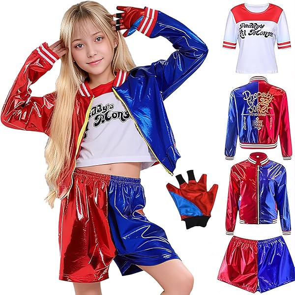 Amazon.co.jp: [SHICHANG] ハーレイクイン コスプレ 子供