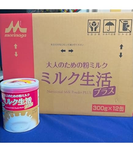 Amazon.co.jp: 大人のための 粉ミルク ミルク生活 プラス 300g (約15