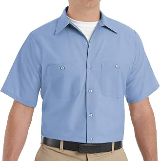Red Kap Men's Industrial Work Shirt 