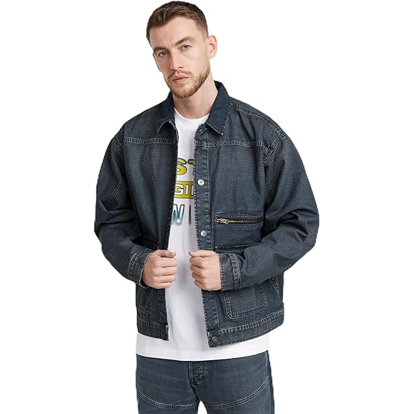 Amazon.co.jp: [ジースターロゥ] デニムジャケット メンズ ストレッチ
