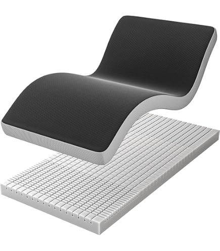 Amazon.co.jp: 10cm高反発マットレス シングル グレー 25D 120N S