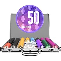 HEITOK ポーカーチップ500枚セット！ Amazon | HEITOK ポーカーチップ ポーカーセット 500枚 数字入り