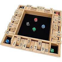 Amazon | Pacific Shore Games Shut The Box Game 4プレイヤー