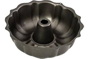 Bakemaster Cake Pan Non-Stick Fluted Ring Cake Pan, 27 cm