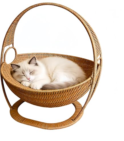 Amazon | 猫の家藤編みのゆりかごペット 夏用 ペット ハウス ペット