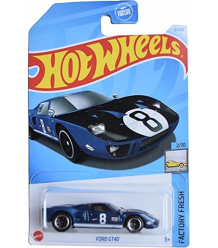 Amazon | Hot Wheels 2020 Hw Race Day Ford GT-40, 35/250 Blue