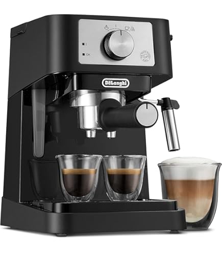 Amazon.co.jp: DeLonghi エスプレッソ・カプチーノメーカー レッド  