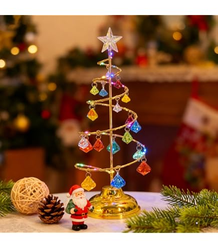 Amazon.co.jp: Hopeholic クリスマスツリー 卓上 LED