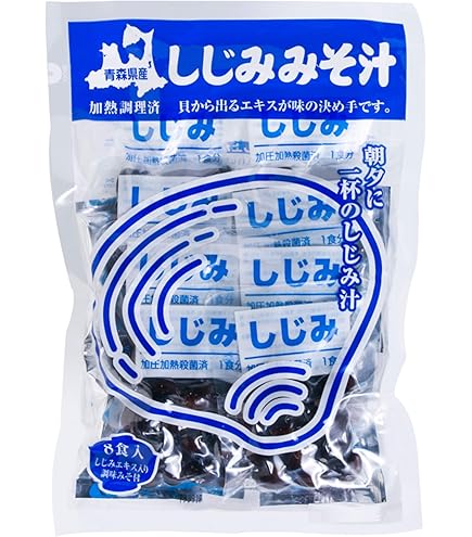 Amazon | 青森県産 しじみ味噌汁 8食入 しじみちゃん本舗 即席 みそ汁
