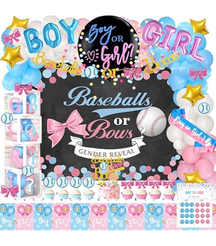 Gender Reveal Baseball - Exploding Pink Or Blue Powder Baseball For Baby Reveal Parties