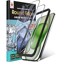 Amazon | TEIQ ガラスフィルム-ブルーライトカット 透明 iPhone15Plus