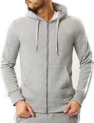 JIGGYS SHOP ジップパーカー メンズ スウェット パーカー 秋服 無地 薄手 細身 スリム サイドライン