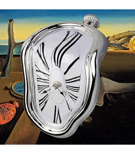 Amazon.co.jp: ダリの柔らかい時計 インテリア置き時計 90度曲がった