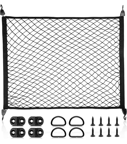 PowerTye 15"X15" Cargo Net Mesh New In Package ABS Hooks & Tight 2"x2 - Foto 4