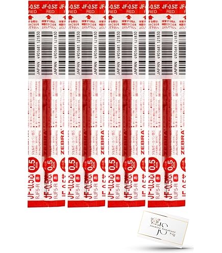 りさページ　BIJ Amazon.co.jp: ゼブラ ジェルボールペン替芯 サラサ JF-0.5芯 赤