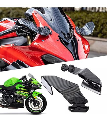 Amazon | GYMARK バイク用バックミラーウィング Kawasaki Ninja 250