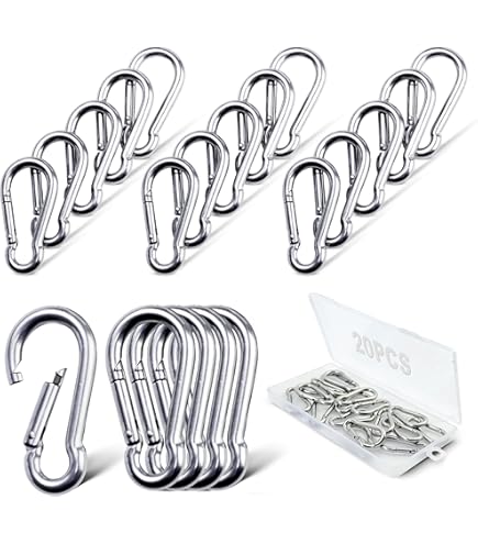 Carabiner Heavy Duty 304 Stainless Steel M6 Carabiner Snap Hook Gauge