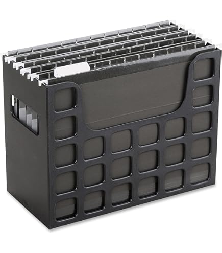 Acrylic File Box, Acrylic File Folder Organizer, Letter Size Hanging