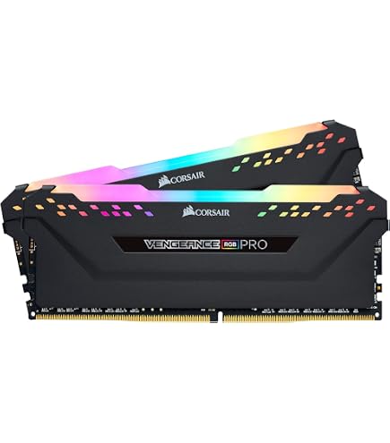 Amazon | CORSAIR VENGEANCE RGB PRO DDR4 メモリ 16GB（8GB×2）最大 
